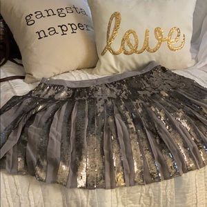NWOT banana republic sequin and chiffon skirt